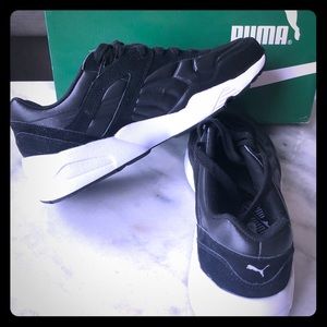 PUMA Matt & Shine Women’s black and white sneaker